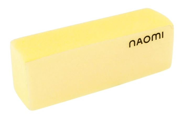 Баф для нігтів жовтий Naomi Buff polish yellow 220/220 HBWB10Y