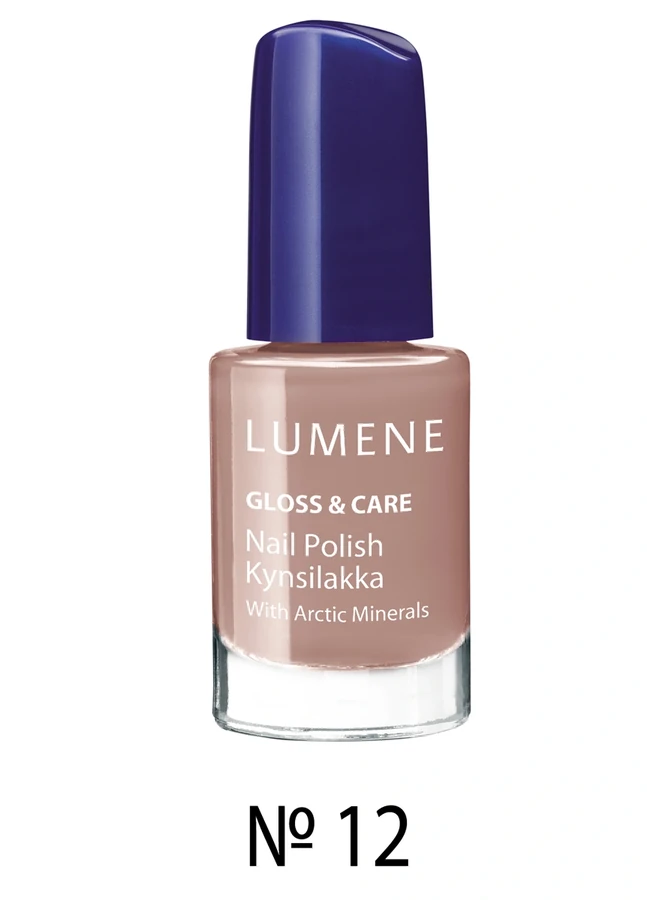 Лак Сяючий блиск і догляд Lumene Gloss and Care Nail Polish №12 рожево-бежевий 5 мл