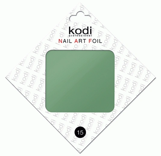 Фольга для лиття №15 Блідий зелений Kodi Foil for molding №15
