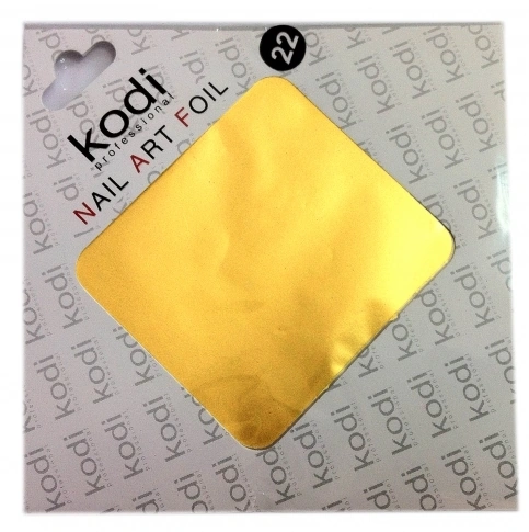Фольга для лиття №22 Світло-золотистий Kodi Foil for molding №22