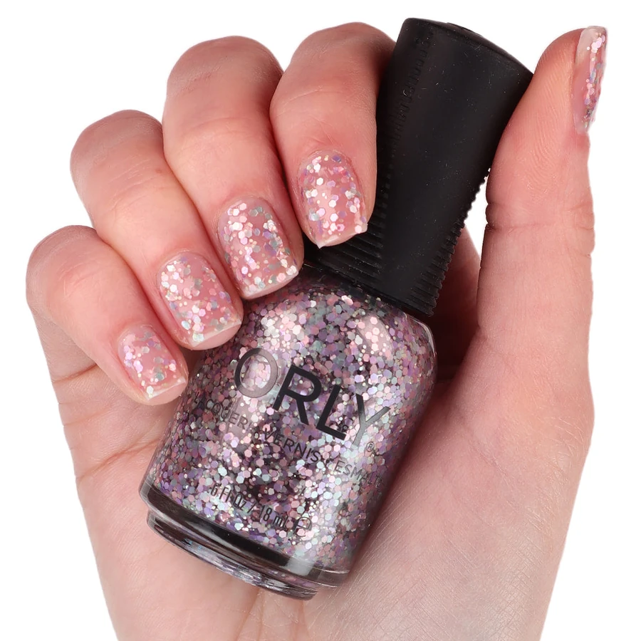 Гель-лак ORLY Gel FX Pop Pearls Glitter прозорий, з перлиннними шестикутниками та слюдою 9 мл