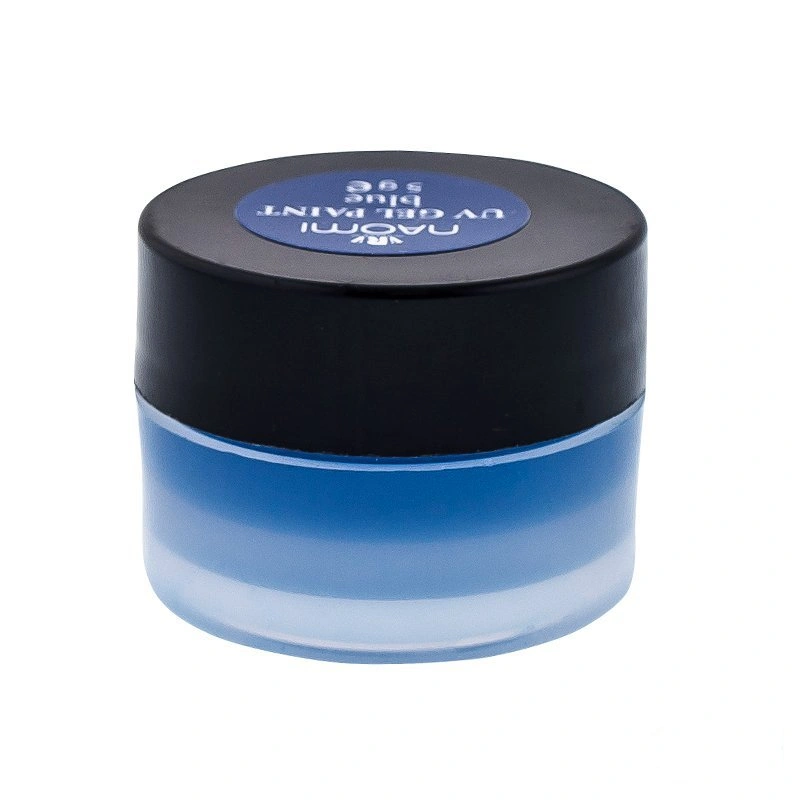 Гель-фарба, синій Naomi Blue UV Gel Paint 5г