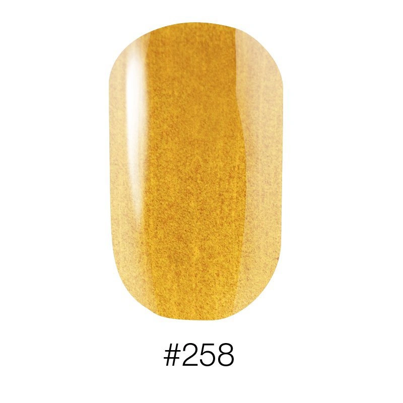 Лак Naomi Nail Lacquer 258 Naomi золотисто-жовтий із шиммером 12 мл