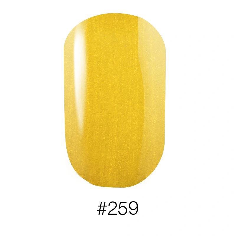 Лак Naomi Nail Lacquer 259 Naomi золотисто-жовтий із шиммером 12 мл