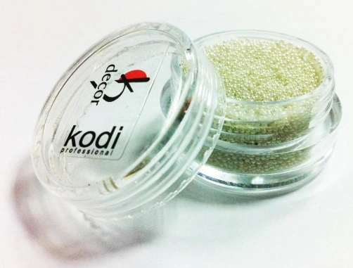 Бульйонки Kodi Beads for nail decoration Pearly бісер для декору нігтів