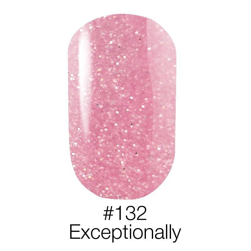 Гель-лак Naomi Gel Polish Naomi 132 малиново-рожевий з блискітками 6 мл