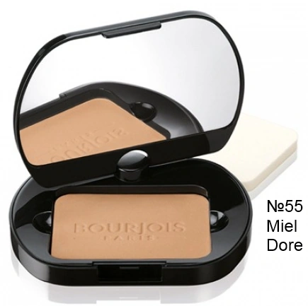 Компактна пудра, темний беж Bourjois Poudre Compacte Silk Edition №55 9 г