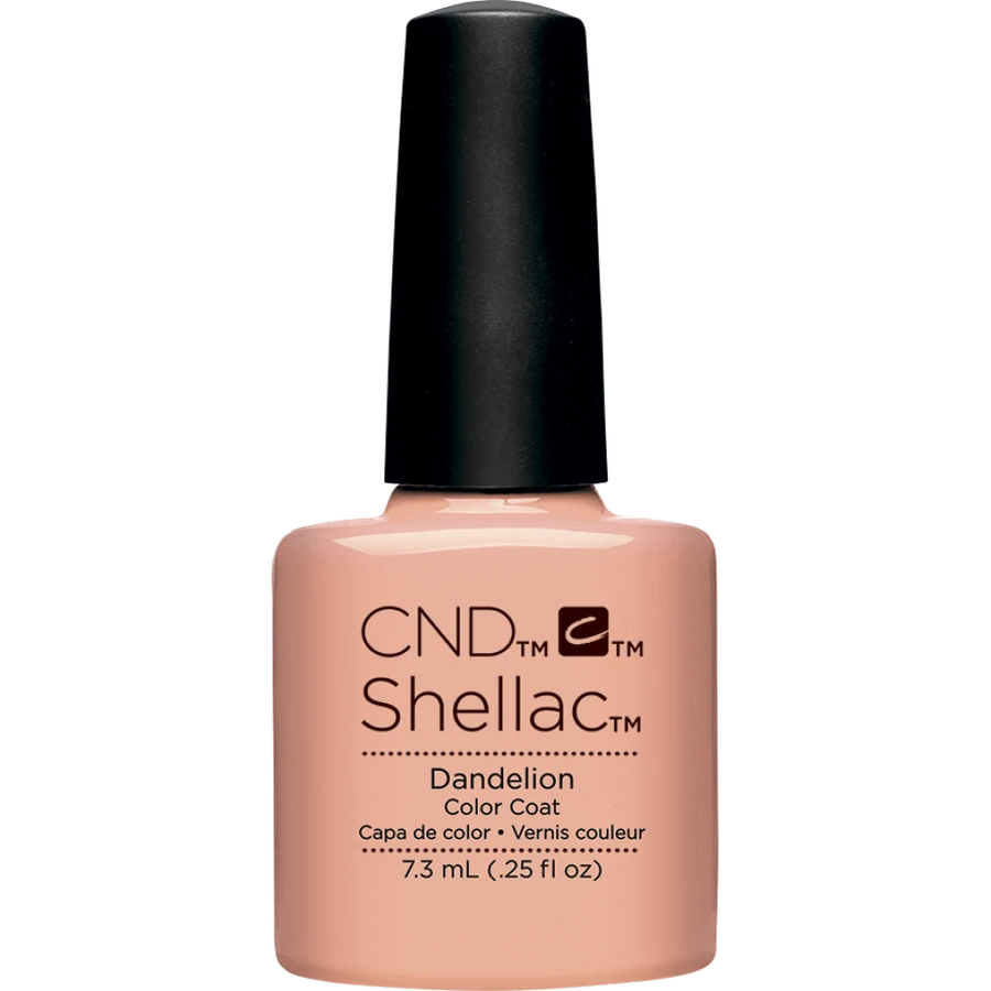 Гель-лак CND Shellac Dandelion персиковий, перламутровий, щільний 7,3 мл