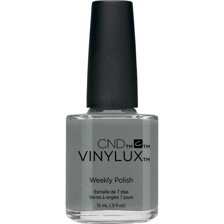 Лак CND VINYLUX 186 Wild Moss сіро-зелений із шиммером 15 мл