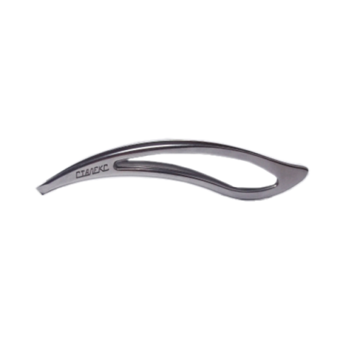 Пінцет для брів скошений метелик Staleks Tweezers for eyebrow correction beveled