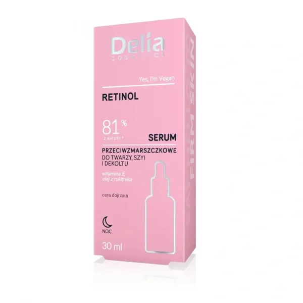 Сироватка проти зморшок із ретинолом Delia Retinol Serum 30 мл