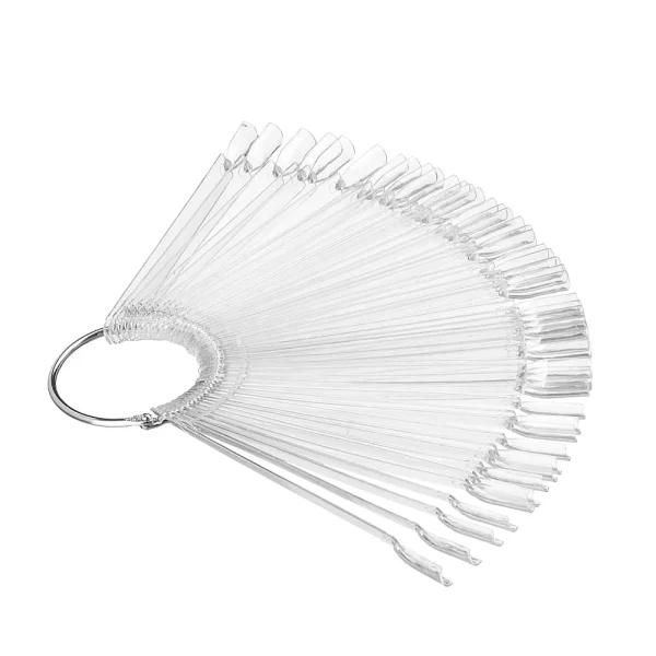 Демонстраційна палітра-віяло на кільці, 50 типс Kodi Demonstration Palette-Fan on Ring 50 Tips (color transparent) колір прозорий