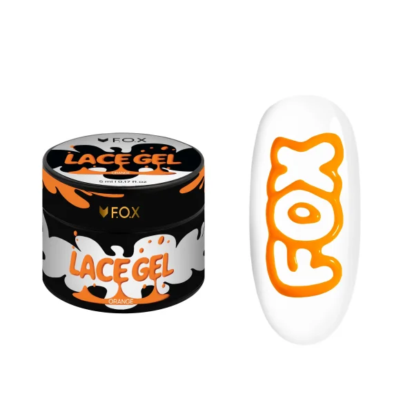 Гель-фарба FOX Lace Gel Orange 5 мл