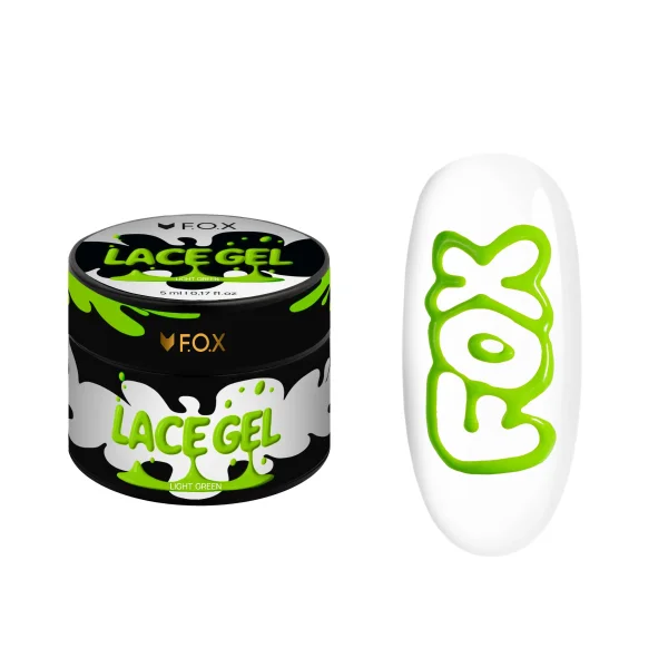 Гель-фарба FOX Lace Gel Light Green 5 мл