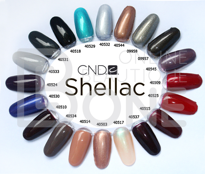 Палітра гель лаку Шелак (CND Shellac)
